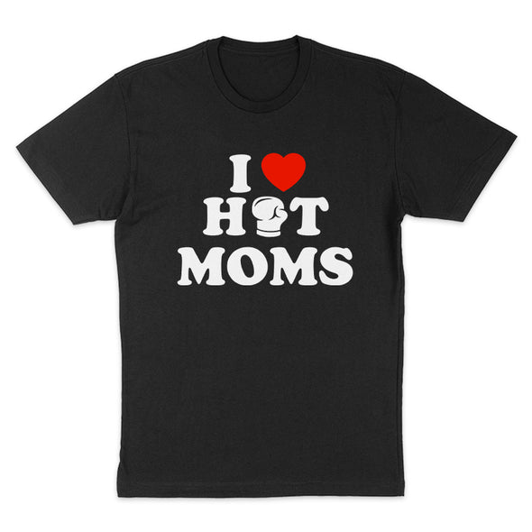 I Love Hot Moms Men's Apparel